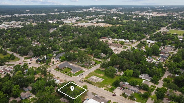 507 Silverdale Dr, Conroe, TX 77301 - aerial view of property and surrounding area with property boundaries highlighted