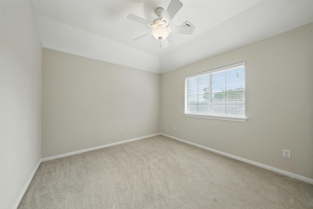 4027 Austin Meadow Dr, Sugar Land, TX 77479 - unfurnished room with light carpet, ceiling fan, and baseboards