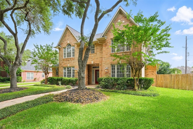 4027 Austin Meadow Dr, Sugar Land, TX 77479 - traditional-style home with brick siding