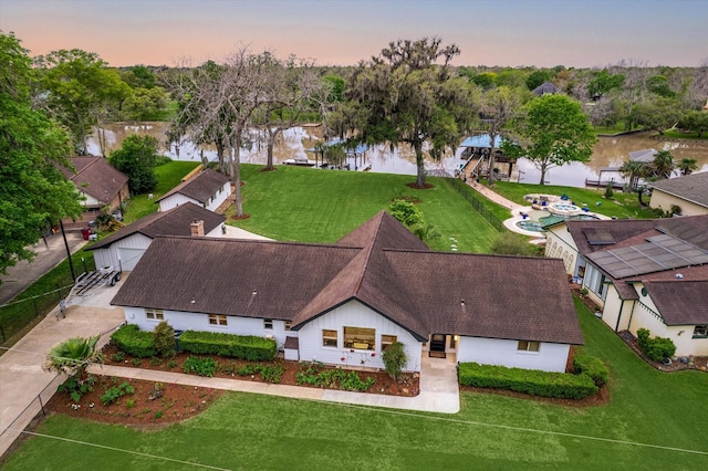 20316 County Road 510b, Brazoria, TX 77422 - aerial view of property and surrounding area featuring a large body of water