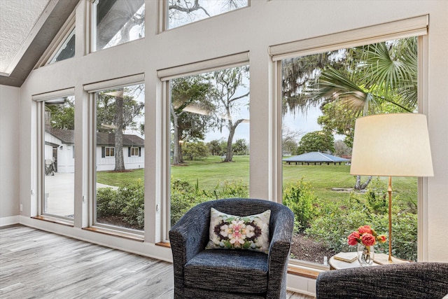 20316 County Road 510b, Brazoria, TX 77422 - sunroom / solarium featuring lofted ceiling and healthy amount of natural light