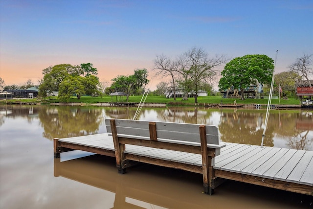 20316 County Road 510b, Brazoria, TX 77422 - dock area featuring a water view
