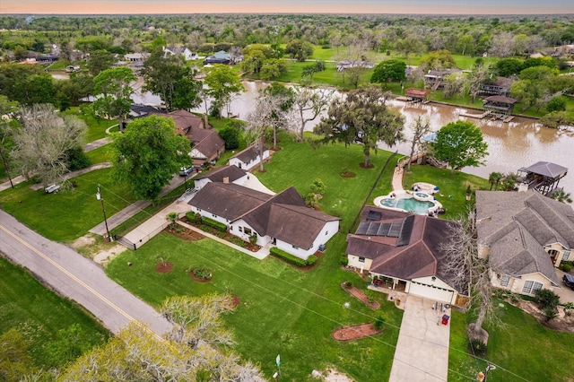20316 County Road 510b, Brazoria, TX 77422 - aerial view of residential area featuring a nearby body of water
