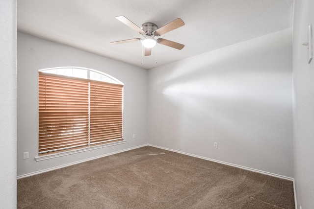 4523 Bridgevillage Dr, Spring, TX 77373 - carpeted spare room with ceiling fan and baseboards