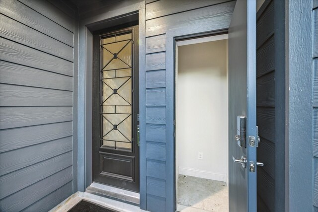 view of entrance to property