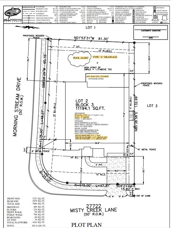 27722 Misty Creek Ln, Spring, TX 77386 - survey map / technical document