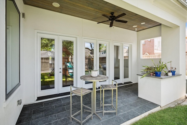 3912 Browning St, West University Place, TX 77005 - sunroom with french doors and healthy amount of natural light
