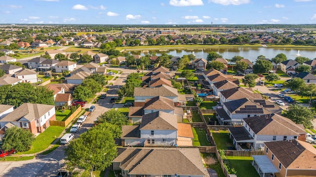 8006 Saffron Ln, Baytown, TX 77521 - aerial view of residential area with a nearby body of water