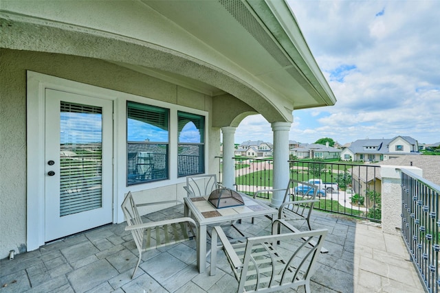 12590 St Ann Ct, Willis, TX 77318 - balcony featuring a residential view