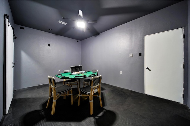 view of dining space