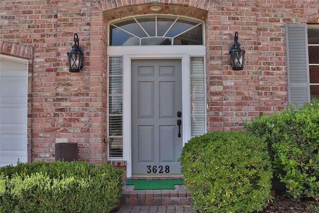 3628 Timberside Circle Dr, Houston, TX 77025 - doorway to property with brick siding