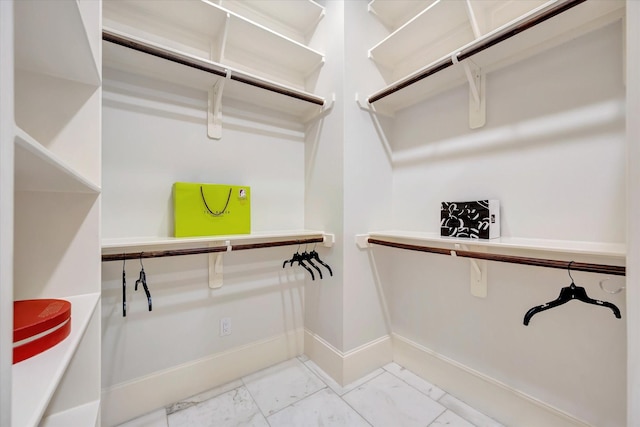 2010 Sabine St, Houston, TX 77007 - spacious closet with light marble finish floors