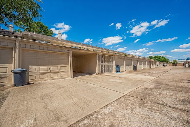 view of front of home with community garages