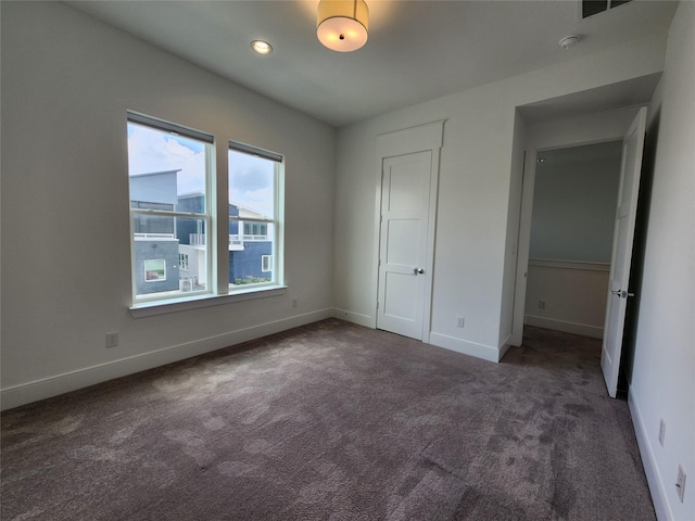 3308 Cardinal Crest Ln, Houston, TX 77080 - unfurnished bedroom with carpet flooring, baseboards, and recessed lighting