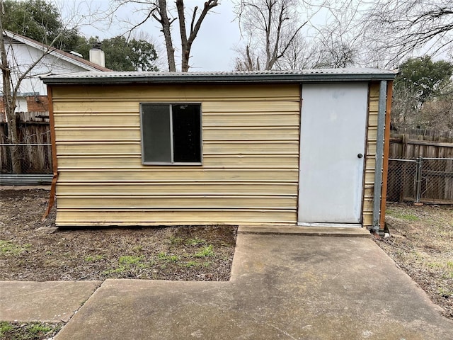 1705 Westwind Dr, Brenham, TX 77833 - view of outbuilding featuring fence and an outdoor structure