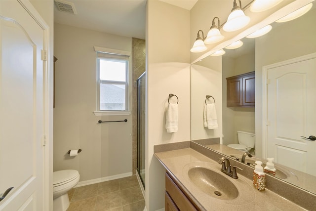 13606 Oak Harbor Bnd, Cypress, TX 77429 - full bathroom with toilet, a stall shower, and vanity