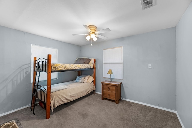518 Marine Way, Freeport, TX 77541 - carpeted bedroom featuring baseboards and ceiling fan
