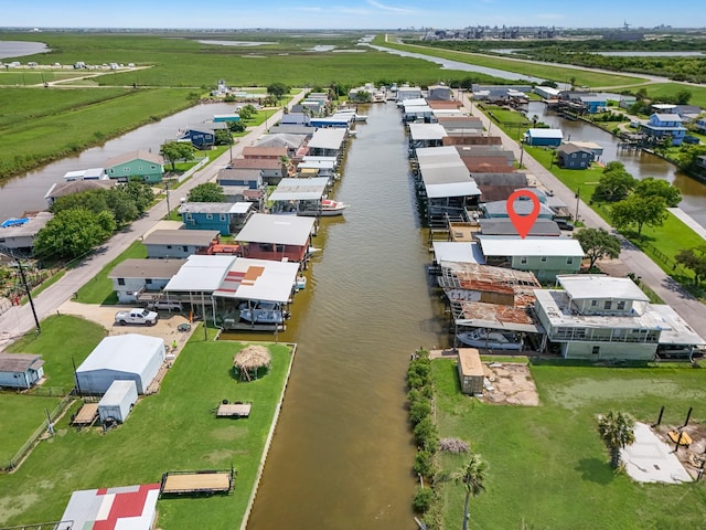 518 Marine Way, Freeport, TX 77541 - bird's eye view of a nearby body of water