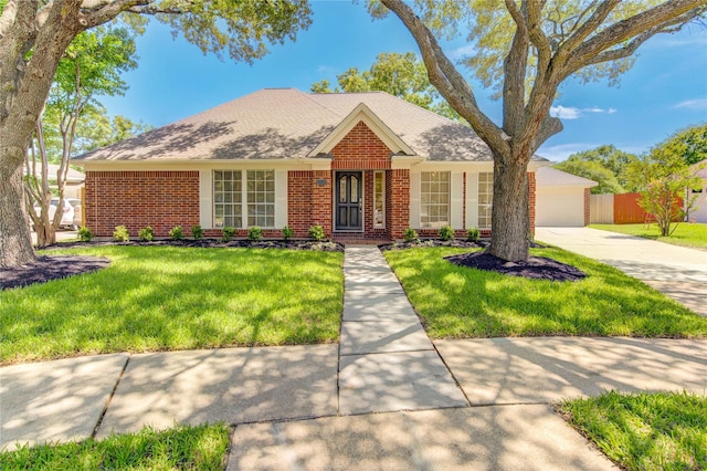 12507 Antean Way Ct, Houston, TX 77065 - view of front of home featuring brick siding and a garage
