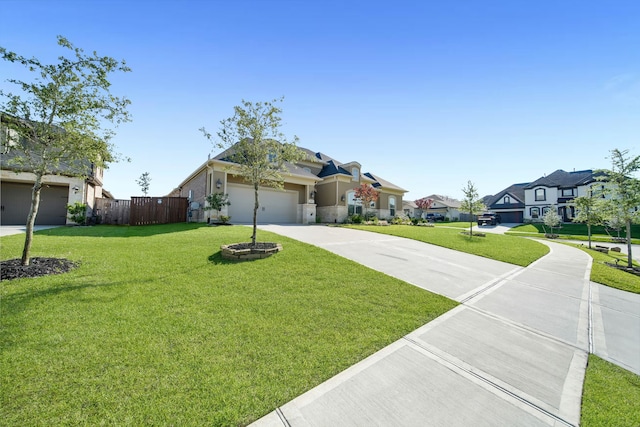 1827 Woodtrace Blvd, Pinehurst, TX 77362 - view of front of house with concrete driveway, a residential view, a garage, and stucco siding