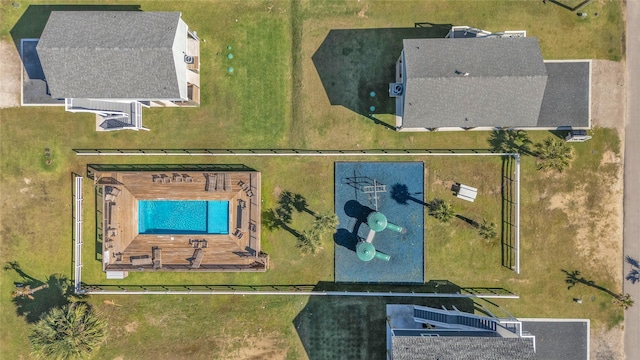 1079 Cedar Ln, Gilchrist, TX 77617 - drone / aerial view