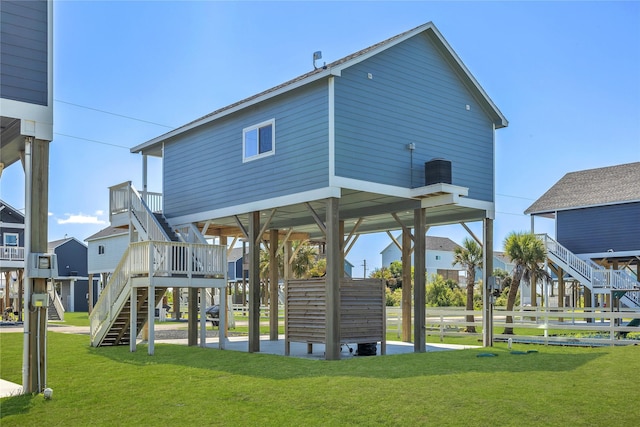 1079 Cedar Ln, Gilchrist, TX 77617 - view of community featuring mail area and stairway