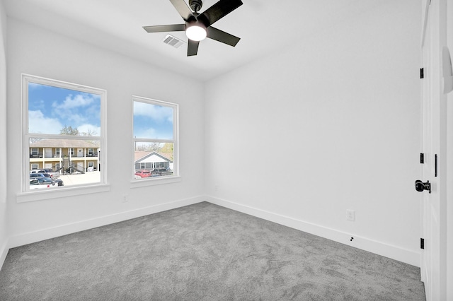 116 York St, South Houston, TX 77587 - unfurnished room featuring carpet flooring, ceiling fan, and baseboards