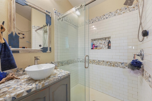 4701 County Road 747a, Brazoria, TX 77422 - full bathroom with a shower stall and vanity