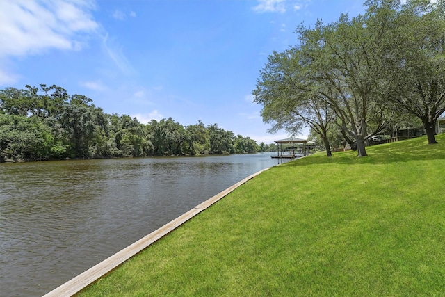 4701 County Road 747a, Brazoria, TX 77422 - water view featuring a gazebo