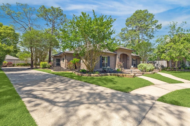 15706 Pinewood Cove Dr, Houston, TX 77062 - view of front of house featuring brick siding and driveway