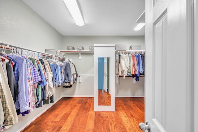 24628 Hosford Meadows Dr, Porter, TX 77365 - walk in closet with wood finished floors