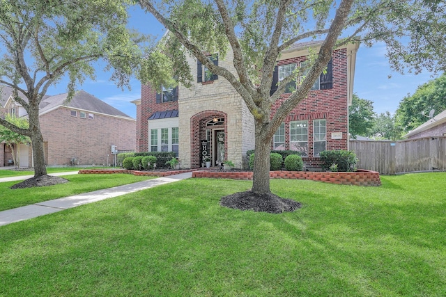 24628 Hosford Meadows Dr, Porter, TX 77365 - view of front facade featuring brick siding and stone siding