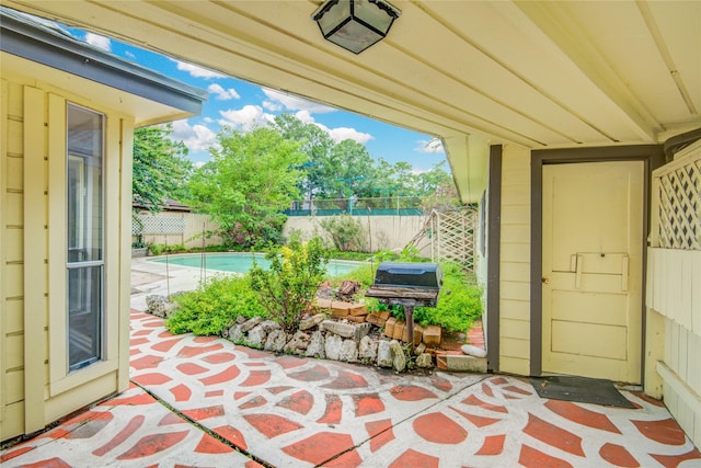 5211 Olympia Fields Ln, Houston, TX 77069 - view of patio / terrace featuring a fenced backyard