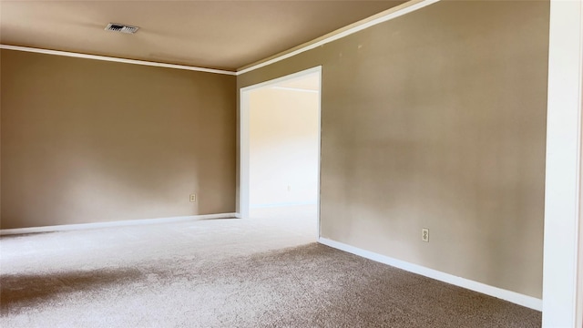 5211 Olympia Fields Ln, Houston, TX 77069 - carpeted empty room featuring crown molding and baseboards