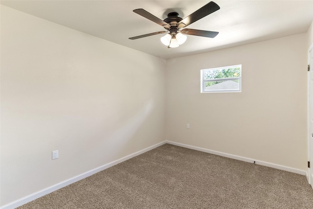 401 S Fig St, Sweeny, TX 77480 - empty room with carpet, baseboards, and ceiling fan