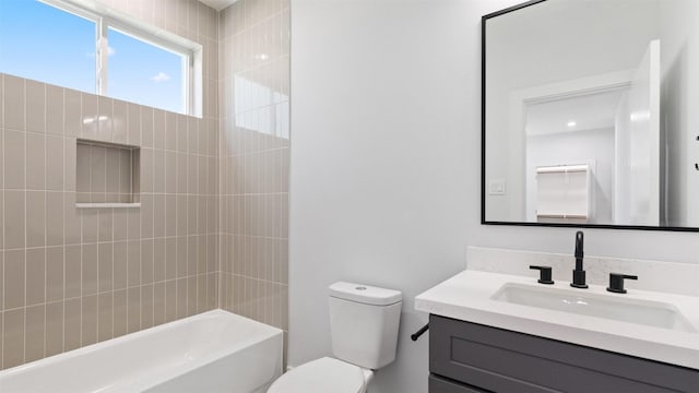 3605 Mount Pleasant St, Houston, TX 77021 - full bath with toilet, vanity, and  shower combination