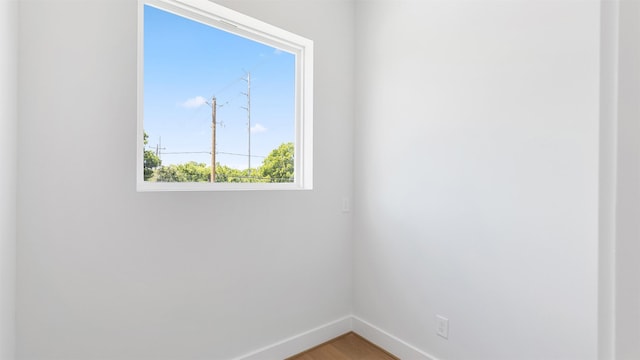 3605 Mount Pleasant St, Houston, TX 77021 - unfurnished room with baseboards and light wood-type flooring