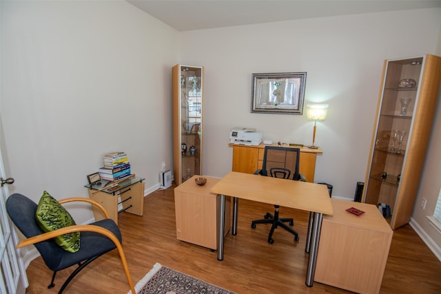 20018 Rene Creek Ct, Spring, TX 77388 - office with wood finished floors and baseboards