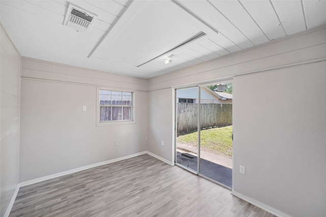 8527 Brower St, Houston, TX 77017 - unfurnished room with plenty of natural light, wood finished floors, and baseboards
