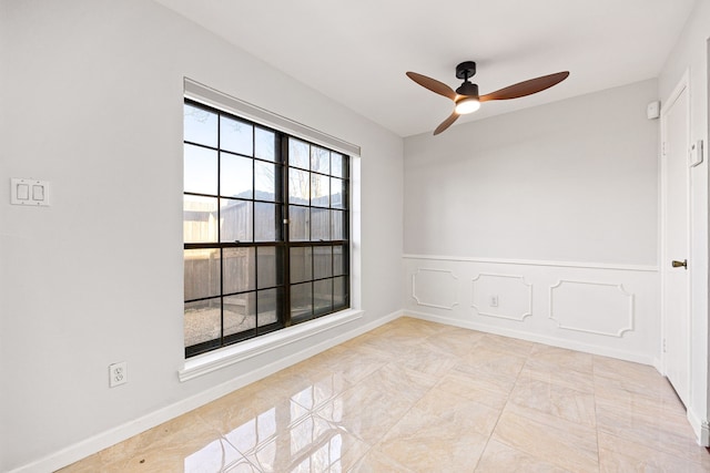 10328 Longmont Dr Unit 47/1, Houston, TX 77042 - empty room with a ceiling fan