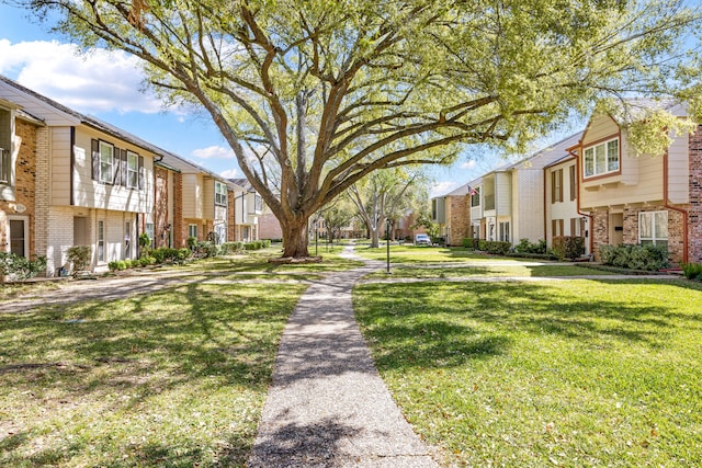 10328 Longmont Dr Unit 47/1, Houston, TX 77042 - view of property's community with a residential view and a lawn