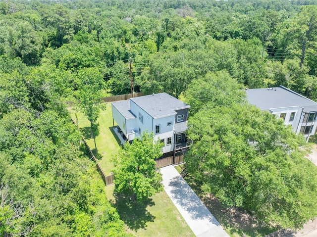 12422 Texas Army Trl, Cypress, TX 77429 - aerial view of property and surrounding area with a forest