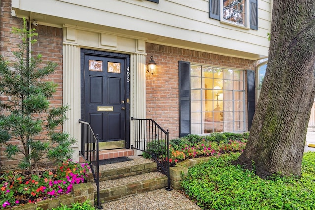 495 N Post Oak Ln, Houston, TX 77024 - property entrance with brick siding