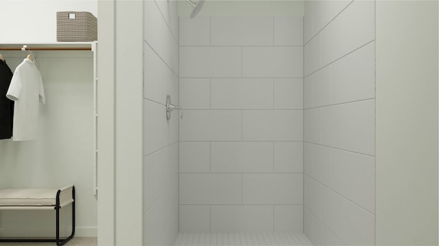 499 Shoreview Dr, Conroe, TX 77303 - bathroom featuring tiled shower