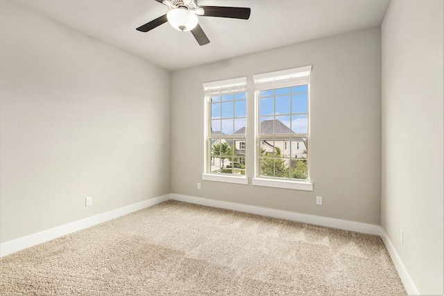 28622 Mountain Timber Ct, Fulshear, TX 77441 - carpeted empty room featuring baseboards and a ceiling fan