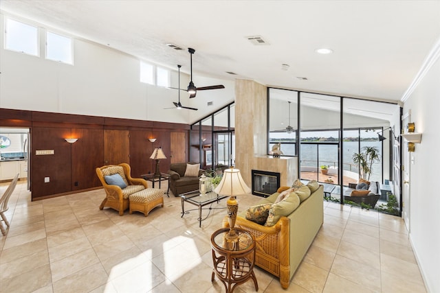 2414 Baycrest Dr, Houston, TX 77058 - common area featuring high vaulted ceiling