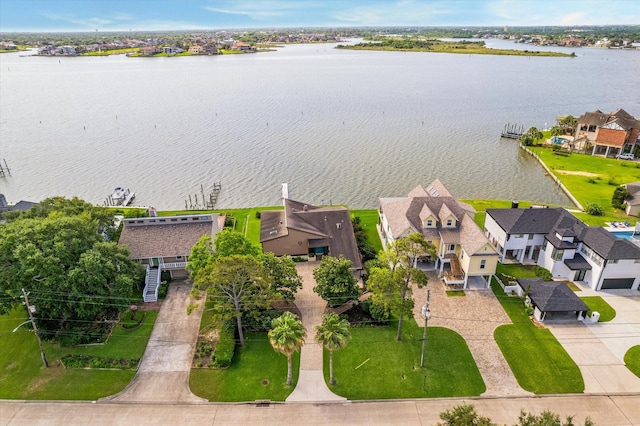 2414 Baycrest Dr, Houston, TX 77058 - aerial perspective of suburban area featuring a nearby body of water