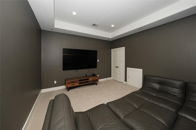 413 Stratus View Ct, Katy, TX 77493 - living area featuring carpet flooring, a raised ceiling, baseboards, and recessed lighting