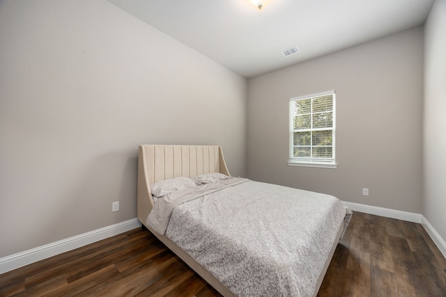 26579 Pin Oak Dr, Hempstead, TX 77445 - bedroom with baseboards and dark wood-style floors
