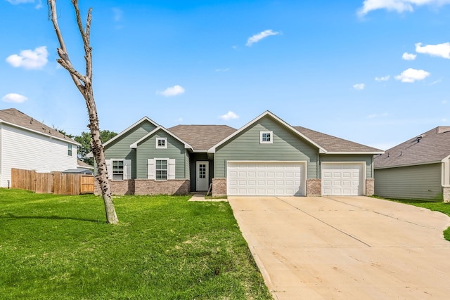 26579 Pin Oak Dr, Hempstead, TX 77445 - view of front of property with brick siding, a garage, driveway, and a shingled roof
